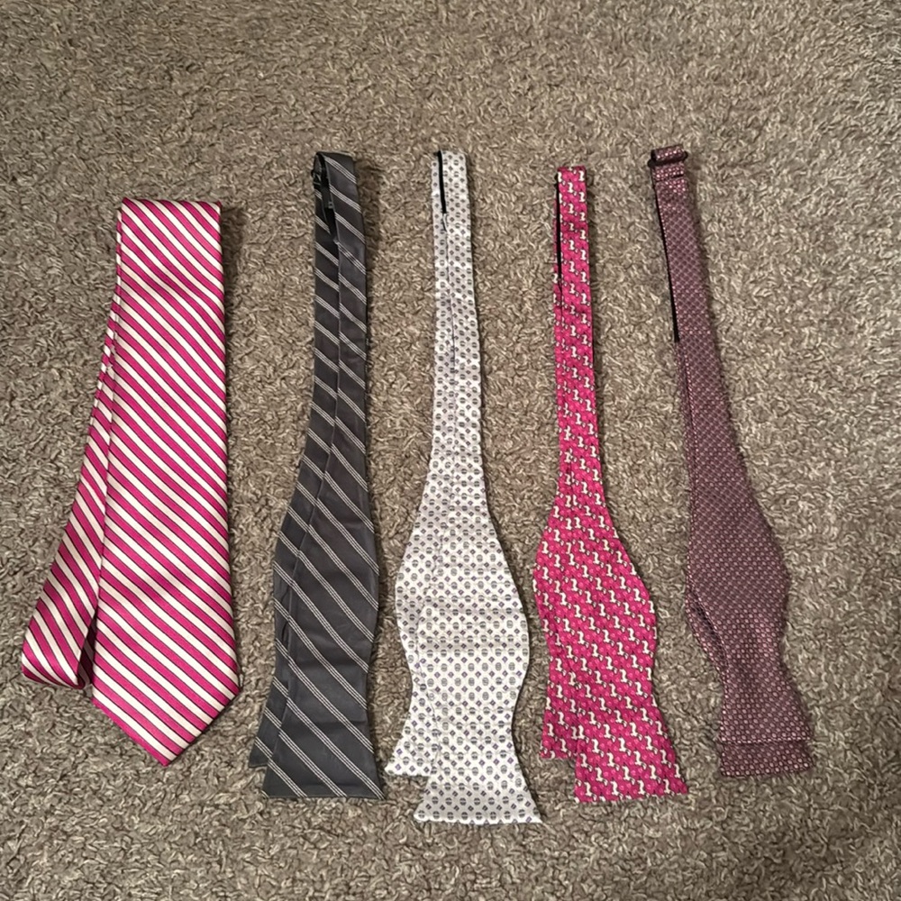 Set of Ties - Regular and Bow Tie